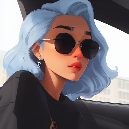 00813-3833512180-samdoesart, sky blue hair, aviators sunglasses, face tattoo, nose piercing, smirking.png